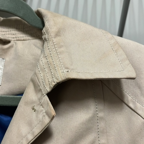 Host Pick Loft Women's Size 4 Petite Tan Pea Coat W/Pockets - Picture 11 of 15